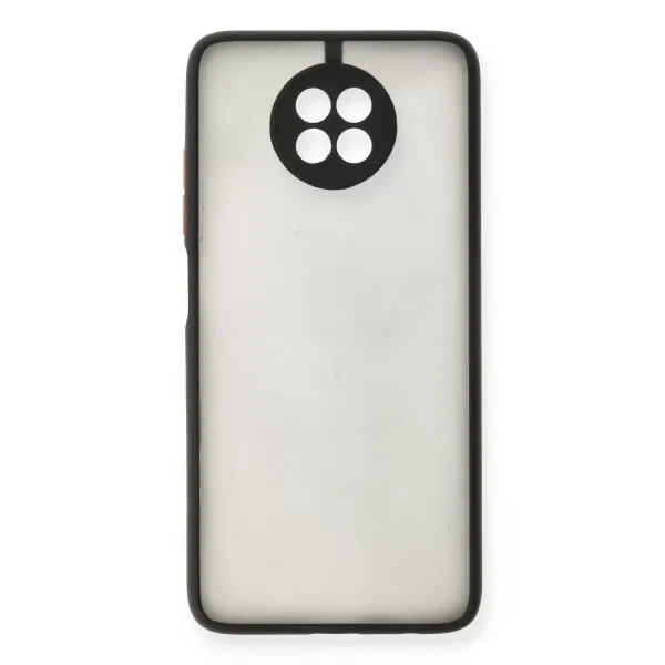 Xiaomi Redmi Note 9 5g Kılıf Montreal Silikon Kapak - Siyah