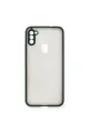 Samsung Galaxy A11 Kılıf Montreal Silikon Kapak - Yeşil