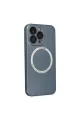 Apple İphone 13 Pro Kılıf Jack Magneticsafe Lens Silikon - Sierra Blue