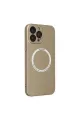 Apple İphone 13 Pro Kılıf Jack Magneticsafe Lens Silikon - Gold