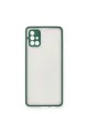 Samsung Galaxy A71 Kılıf Montreal Silikon Kapak - Yeşil