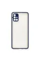 Samsung Galaxy A71 Kılıf Montreal Silikon Kapak - Lacivert