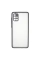 Samsung Galaxy A71 Kılıf Montreal Silikon Kapak - Gri