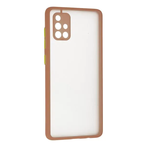 Samsung Galaxy A71 Kılıf Montreal Silikon Kapak - Pembe