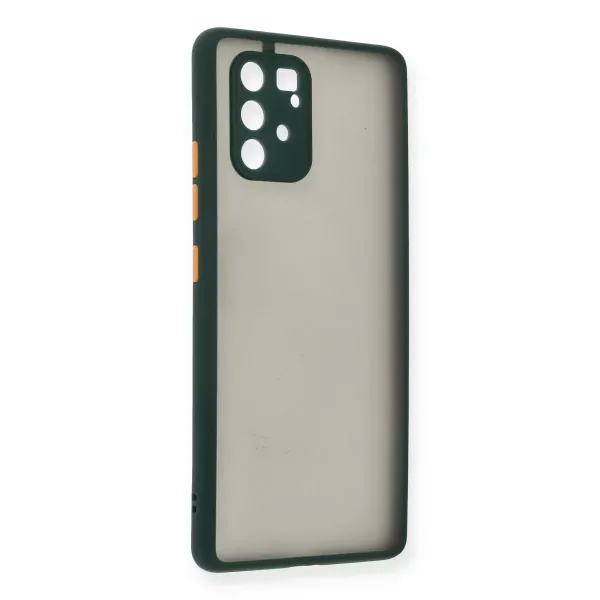 Samsung Galaxy A91 / S10 Lite Kılıf Montreal Silikon Kapak - Yeşil