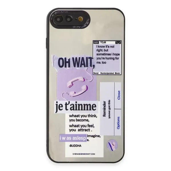 Apple İphone 7 Plus Kılıf Mirror Desenli Kapak - Mirror - 4