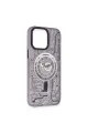 Apple İphone 14 Pro Kılıf Apollo Magneticsafe Desenli Kapak - Apollo Mor - 5