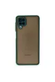 Samsung Galaxy A12 Kılıf Montreal Silikon Kapak - Yeşil