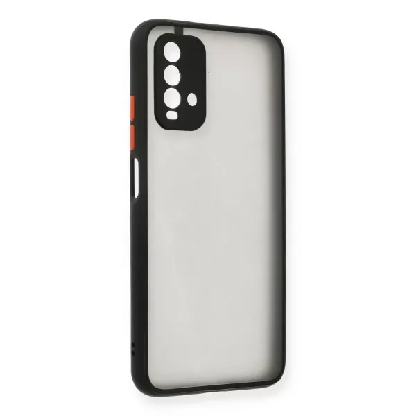 Xiaomi Redmi 9t Kılıf Montreal Silikon Kapak - Siyah