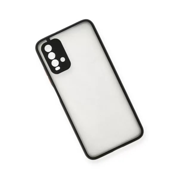Xiaomi Redmi 9t Kılıf Montreal Silikon Kapak - Siyah