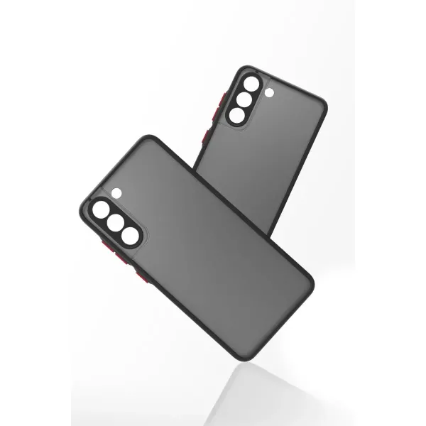 Samsung Galaxy S21 Fe Kılıf Montreal Silikon Kapak - Siyah