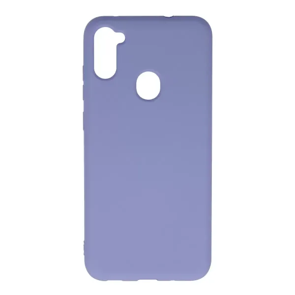 Samsung Galaxy A11 Kılıf Nano İçi Kadife Silikon - Lila