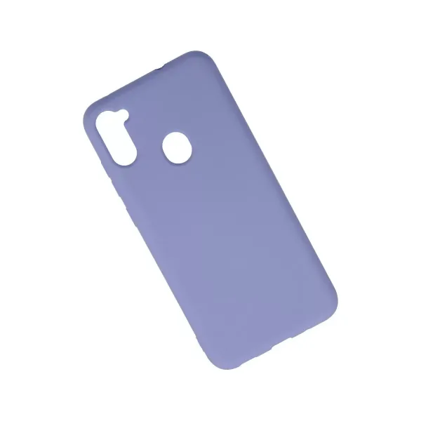 Samsung Galaxy A11 Kılıf Nano İçi Kadife Silikon - Lila