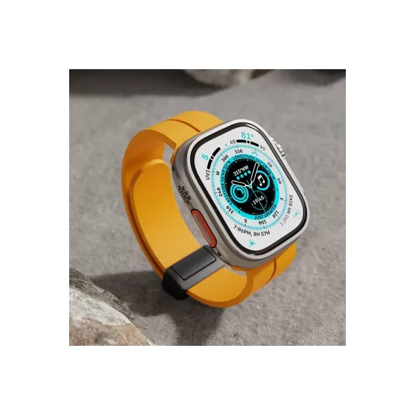 Apple Watch 38mm Kr412 Elegance Stylısh Kordon (saat Değildir) - Derin Mor