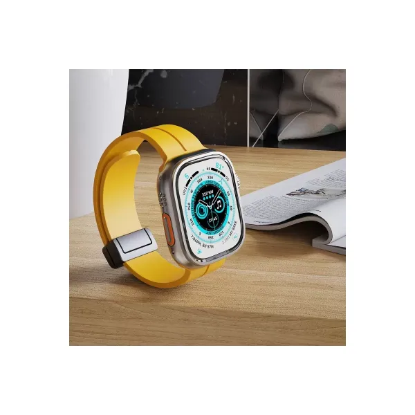 Apple Watch 38mm Kr412 Elegance Stylısh Kordon (saat Değildir) - Derin Mor