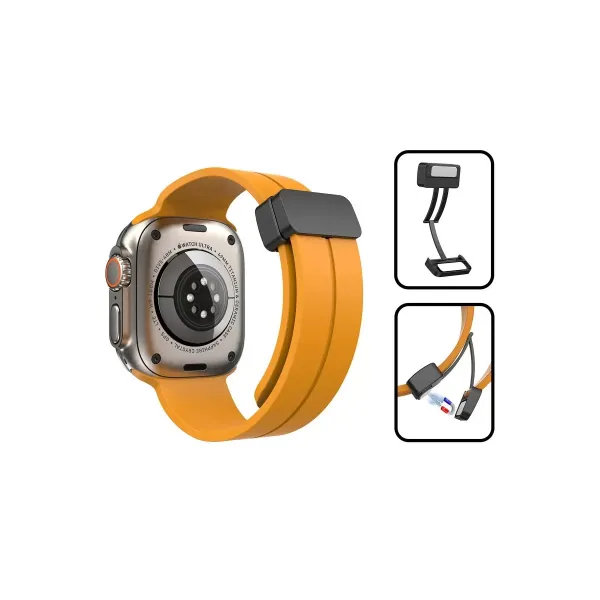 Apple Watch 38mm Kr412 Elegance Stylısh Kordon (saat Değildir) - Pudra