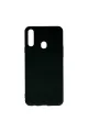 Samsung Galaxy A20s Kılıf Nano İçi Kadife Silikon - Siyah