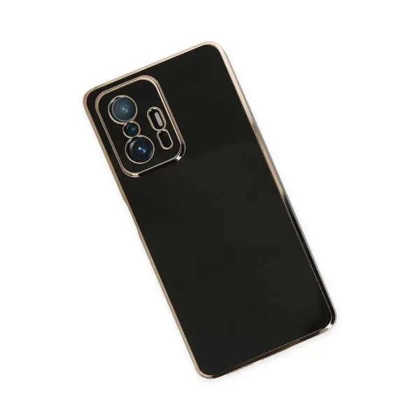 Xiaomi Mi 11t Pro Kılıf Volet Silikon - Siyah