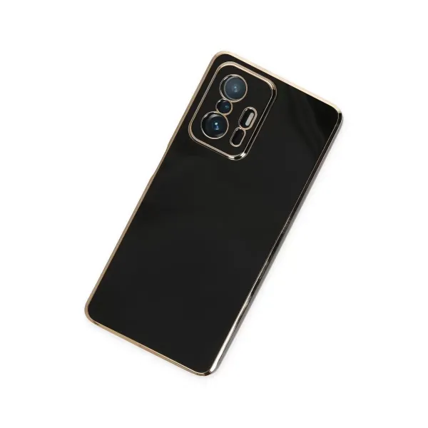 Xiaomi Mi 11t Pro Kılıf Volet Silikon - Siyah