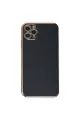 Apple İphone 11 Pro Max Kılıf Volet Silikon - Siyah