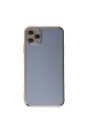 Apple İphone 11 Pro Max Kılıf Volet Silikon - Mavi
