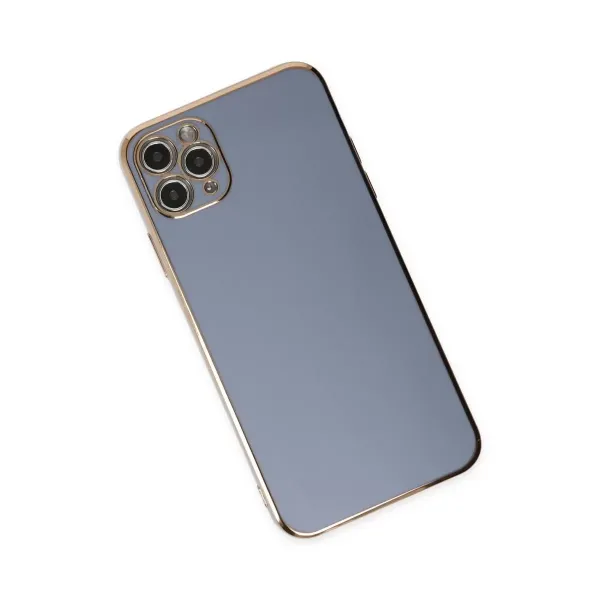 Apple İphone 11 Pro Max Kılıf Volet Silikon - Mavi