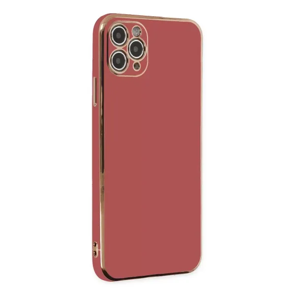 Apple İphone 11 Pro Max Kılıf Volet Silikon - Kırmızı
