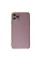 Apple İphone 11 Pro Max Kılıf Volet Silikon - Mor