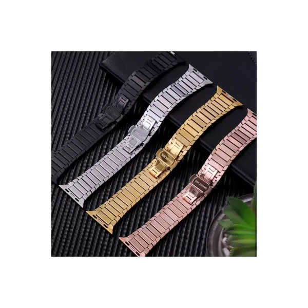 Apple Watch 38mm Kr413 Fine Steel Kordon (saat Değildir) - Siyah