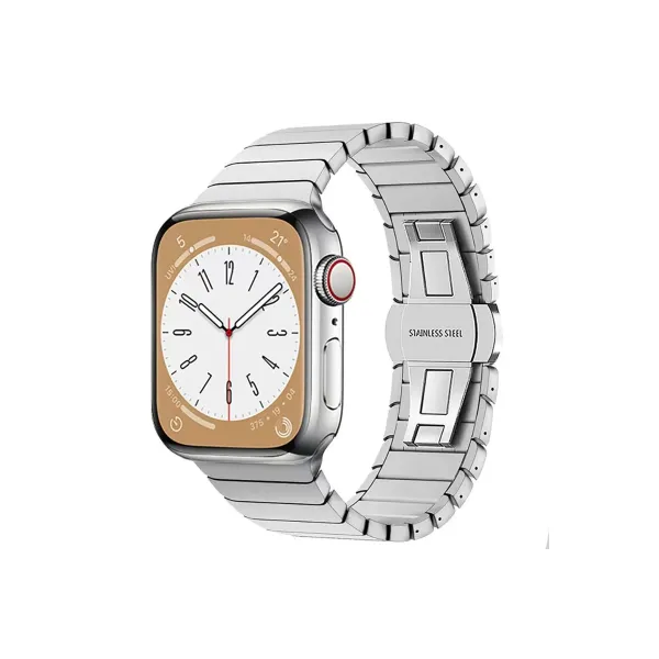 Apple Watch 38mm Kr413 Fine Steel Kordon (saat Değildir) - Gümüş