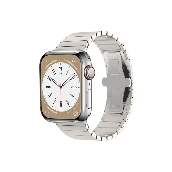 Apple Watch 38mm Kr413 Fine Steel Kordon (saat Değildir) - Yıldız Işığı