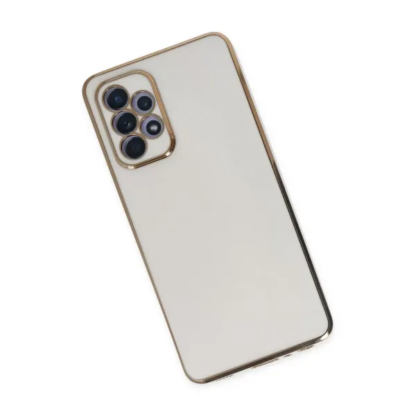 Samsung Galaxy A52 Kılıf Volet Silikon - Beyaz
