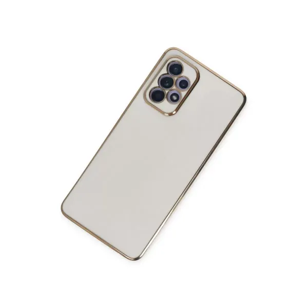 Samsung Galaxy A52 Kılıf Volet Silikon - Beyaz