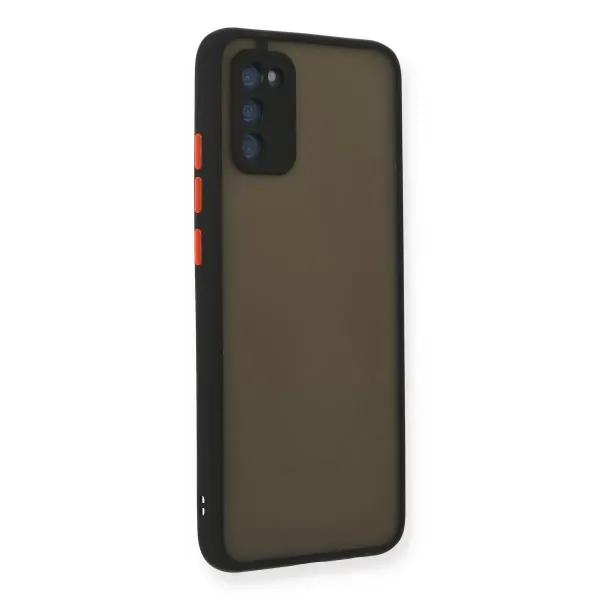 Samsung Galaxy A02s Kılıf Montreal Silikon Kapak - Siyah