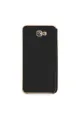 Samsung Galaxy J7 Prime Kılıf Volet Silikon - Siyah