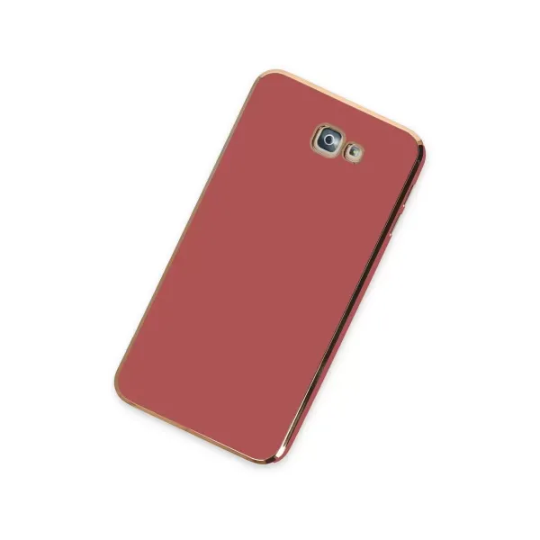 Samsung Galaxy J7 Prime Kılıf Volet Silikon - Kırmızı