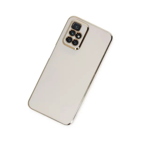 Xiaomi Redmi 10 2022 Kılıf Volet Silikon - Beyaz