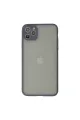 Apple İphone 12 Pro Kılıf Montreal Silikon Kapak - Gri