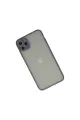 Apple İphone 12 Pro Kılıf Montreal Silikon Kapak - Gri