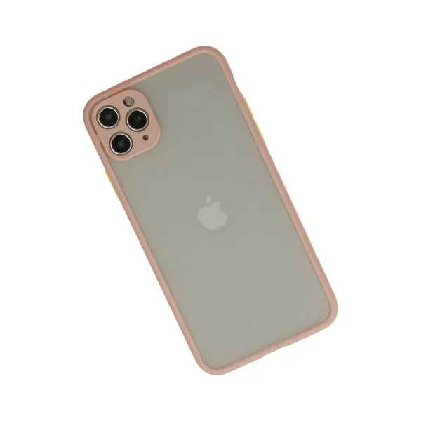 Apple İphone 12 Pro Kılıf Montreal Silikon Kapak - Pembe
