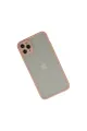 Apple İphone 12 Pro Kılıf Montreal Silikon Kapak - Pembe