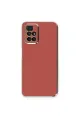 Xiaomi Redmi 10 2022 Kılıf Volet Silikon - Kırmızı