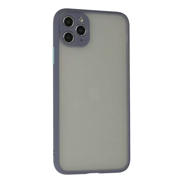 Apple İphone 12 Pro Max Kılıf Montreal Silikon Kapak - Gri