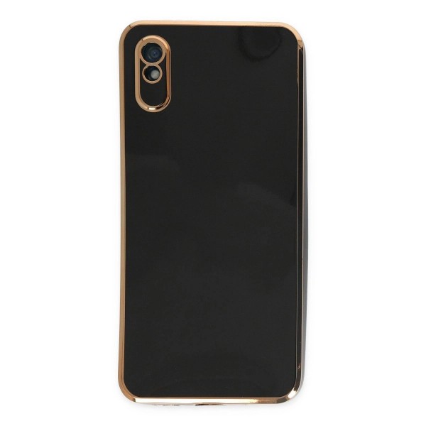 Xiaomi Redmi 9a Kılıf Volet Silikon - Siyah