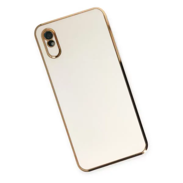 Xiaomi Redmi 9a Kılıf Volet Silikon - Beyaz