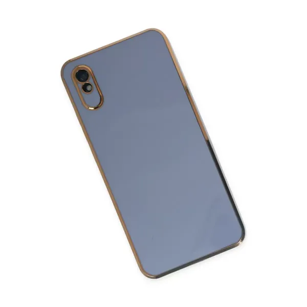 Xiaomi Redmi 9a Kılıf Volet Silikon - Mavi