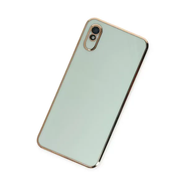 Xiaomi Redmi 9a Kılıf Volet Silikon - Açık Yeşil