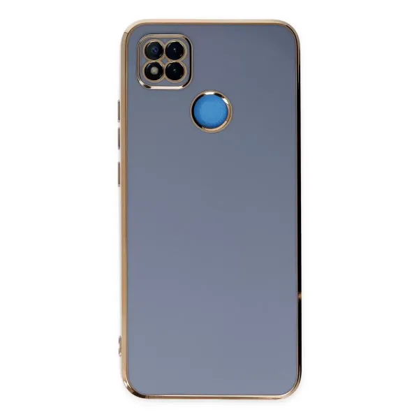 Xiaomi Redmi 9c Kılıf Volet Silikon - Mavi