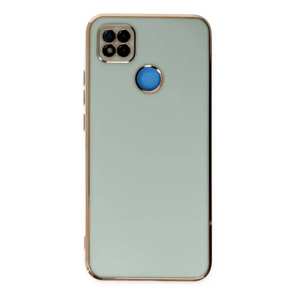 Xiaomi Redmi 9c Kılıf Volet Silikon - Açık Yeşil