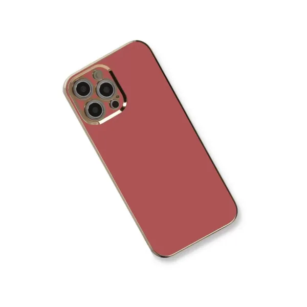 Apple İphone 12 Pro Max Kılıf Volet Silikon - Kırmızı